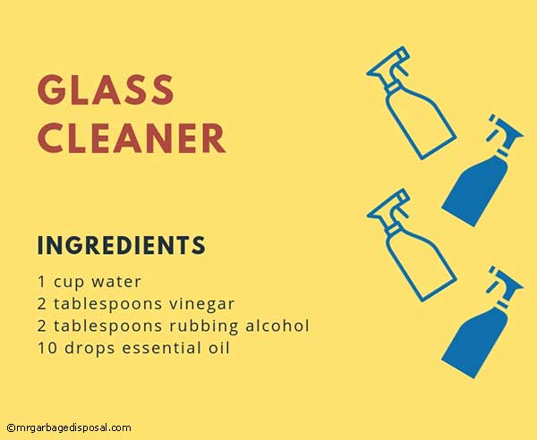 natural ingredients needed to make a glass cleaner