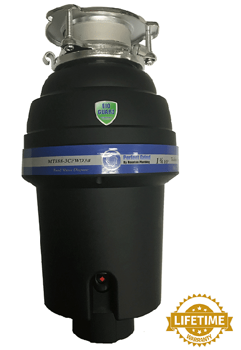 Perfect Grind® Waste Disposer - Continuous Feed 3-Bolt Mount 1-1/4 HP